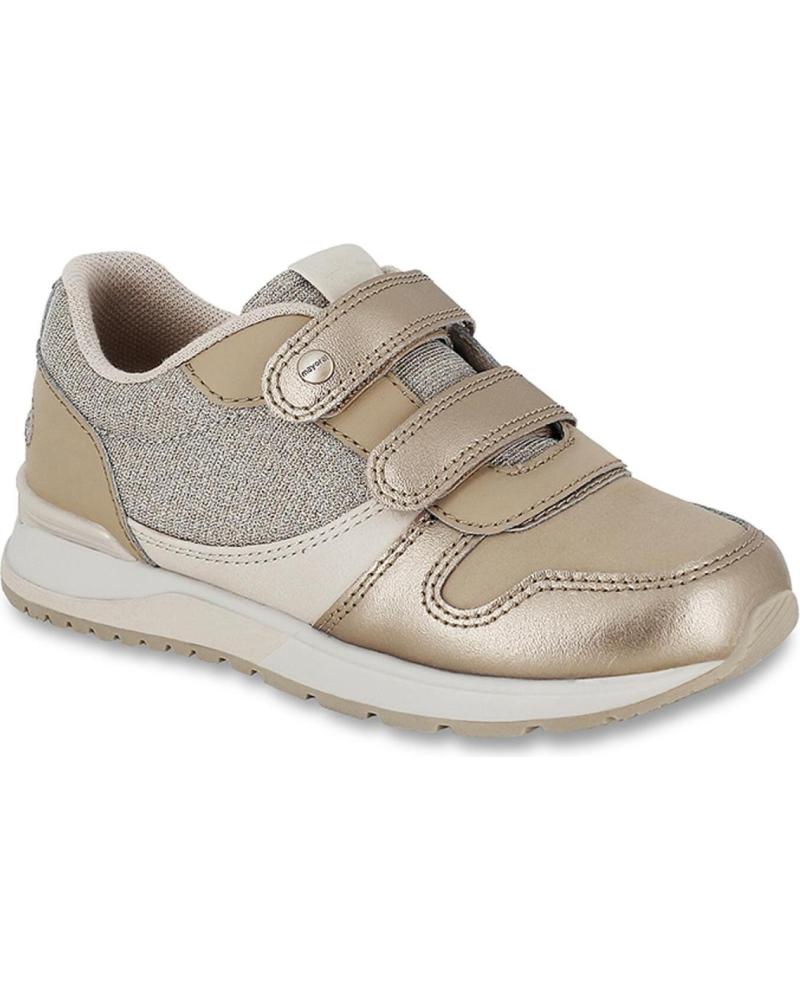 Esportes  MAYORAL  de Menina ZAPATILLAS DEPORTE 46328 DEPORTIVA PUNTERA PIEL ECOFRIENDS  GOLD