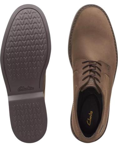 ZAPATOS CLARKS ATTICUS GTX 26161224 MARRÓN OSCURO MARRóN