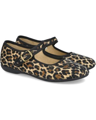 Schuhe BATILAS  für Damen 112-LEO MERCEDITAS ANIMAL PRINT  MARRON