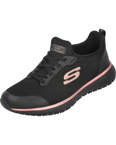 Zapatillas deporte SKECHERS  pour Femme 77222EC WORK SQUAD SR  NEGRO