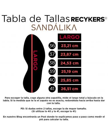 Sandalias de Mujer RECYKERS SANDALIKA RECYCLED KIM BROWN