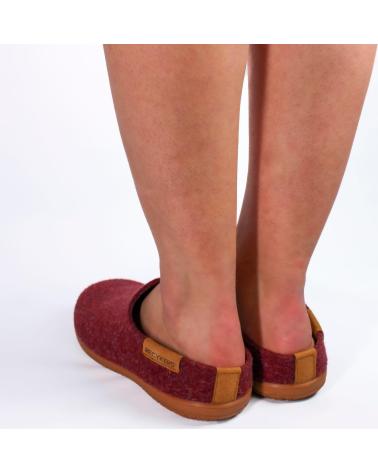 Calzado de casa de Mujer RECYKERS SLIPPER IGLOO BURGUNDY RED