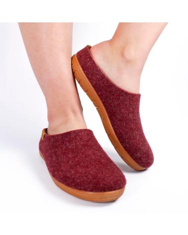 Calzado de casa de Mujer RECYKERS SLIPPER IGLOO BURGUNDY RED