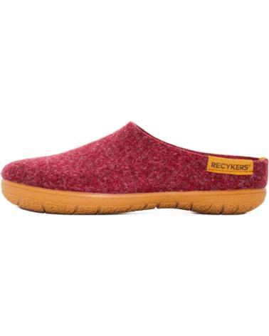 Calzado de casa de Mujer RECYKERS SLIPPER IGLOO BURGUNDY RED