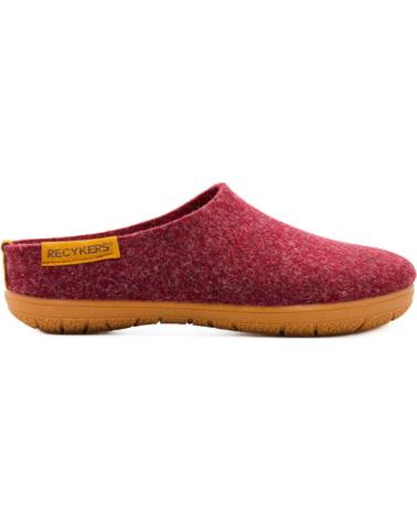Calzado de casa de Mujer RECYKERS SLIPPER IGLOO BURGUNDY RED