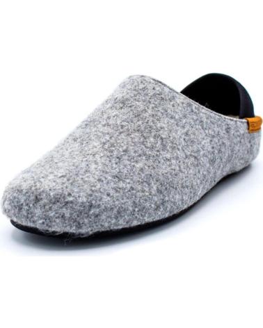 Woman House slipers RECYKERS SLIPPER PNIA GREY WOMAN GRAY