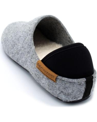 Woman House slipers RECYKERS SLIPPER PNIA GREY WOMAN GRAY