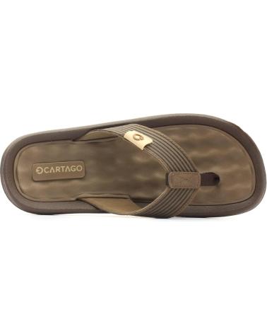CARTAGO DUNAS VI AD IP82614 HERREN FLIP-FLOPS BRAUN MARRóN