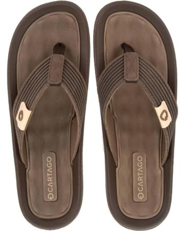CARTAGO DUNAS VI AD IP82614 HERREN FLIP-FLOPS BRAUN MARRóN