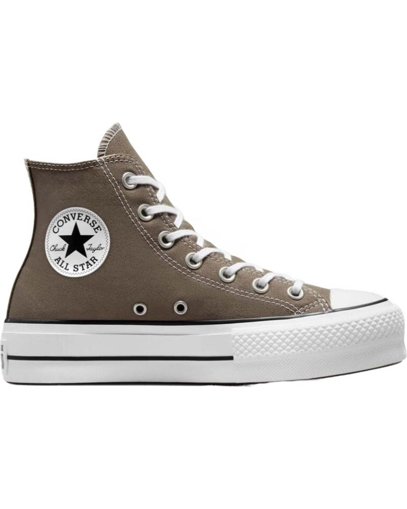 Zapatillas Deporte De Mujer CONVERSE MODELO CHUCK TAYLOR ALL STAR LIFT PARA MUJER COLOR GRIS