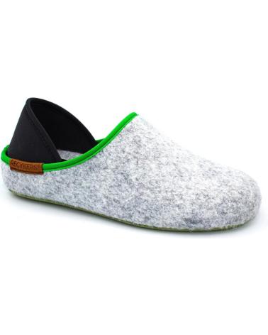 Woman House slipers RECYKERS SLIPPER PNIA COLORS GREY-GRASS GRAY GRASS