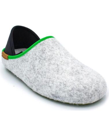 Woman House slipers RECYKERS SLIPPER PNIA COLORS GREY-GRASS GRAY GRASS