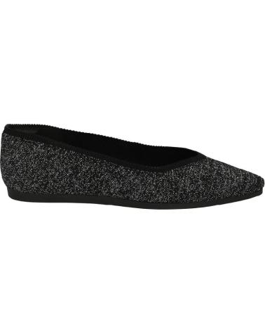 Zapatos MISS ELASTIC  de Mujer BAILARINA CALCETIN MEGAN 76171-20  NEGRO