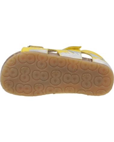 FALCOTTO SANDALIAS INFANTILES FALCOTTO DAPHNE CON CIERRE DE VELCRO AMARILLO
