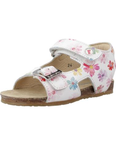 FALCOTTO SANDALIAS FALCOTTO MODELO GORY CON ESTAMPADO FLORAL BLANCO