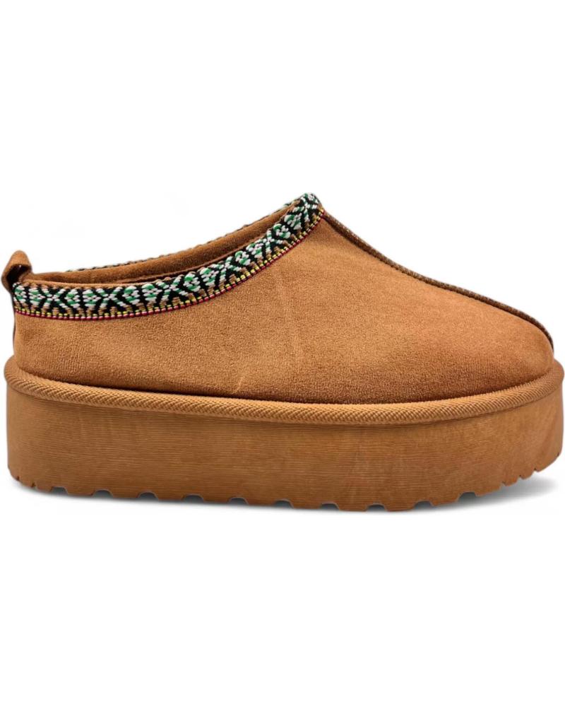 Clogs TIMBOS  für Damen BABUCHA PLATAFORMA DE MUJER CAMEL 130888  MARRóN