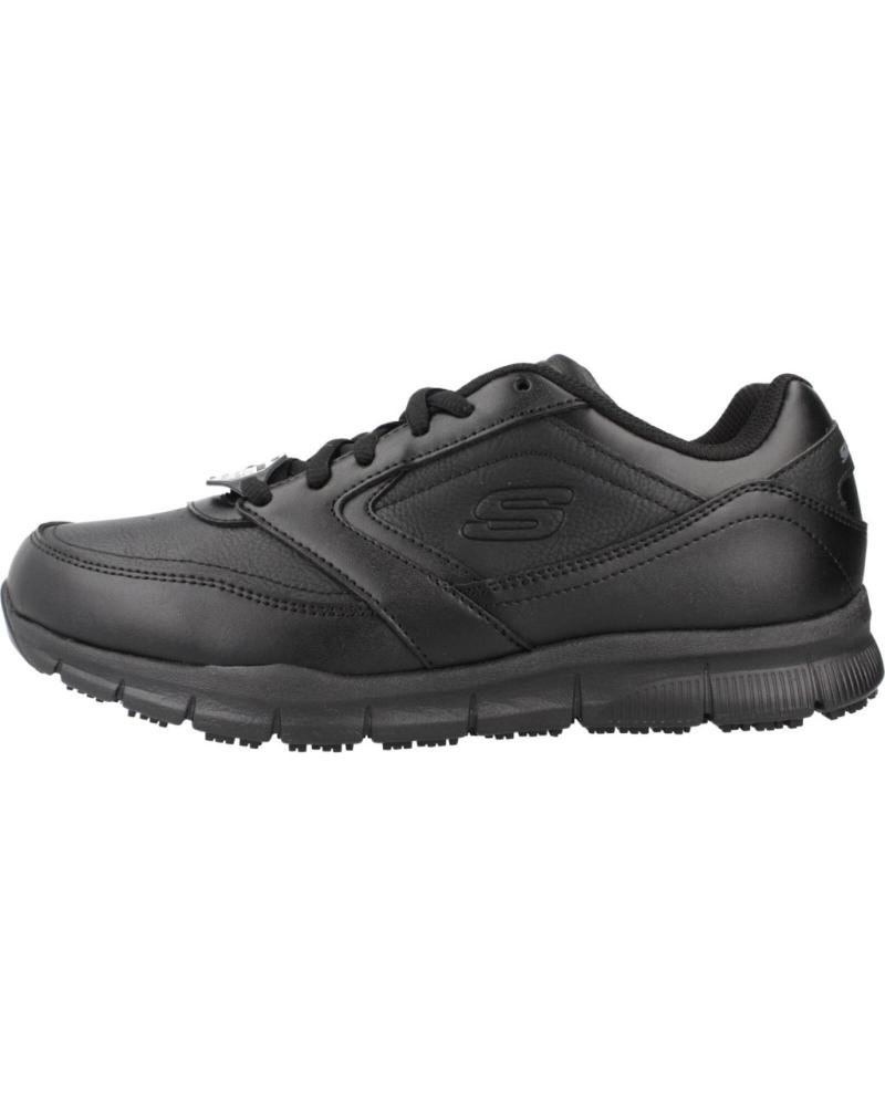 SKECHERS ZAPATILLAS NAMPA WYOLA NEGRO 77235EC-BLK CALZADO TRABAJO MUJ NAN