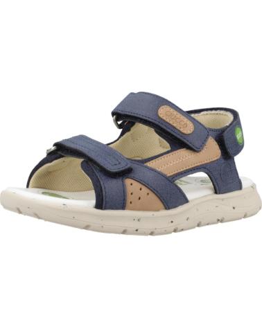 Sandálias CHICCO  de Menino SANDALIA CON VELCRO  BLUE PRINTED PU