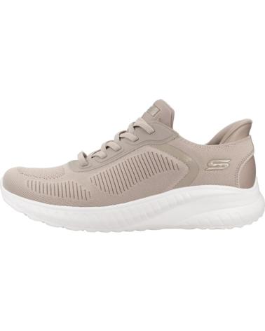 SKECHERS SNEAKERS BOBS SQUAD CHAOS MUJER TAUPE MARRóN