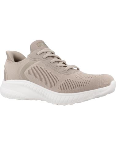 SKECHERS SNEAKERS BOBS SQUAD CHAOS MUJER TAUPE MARRóN
