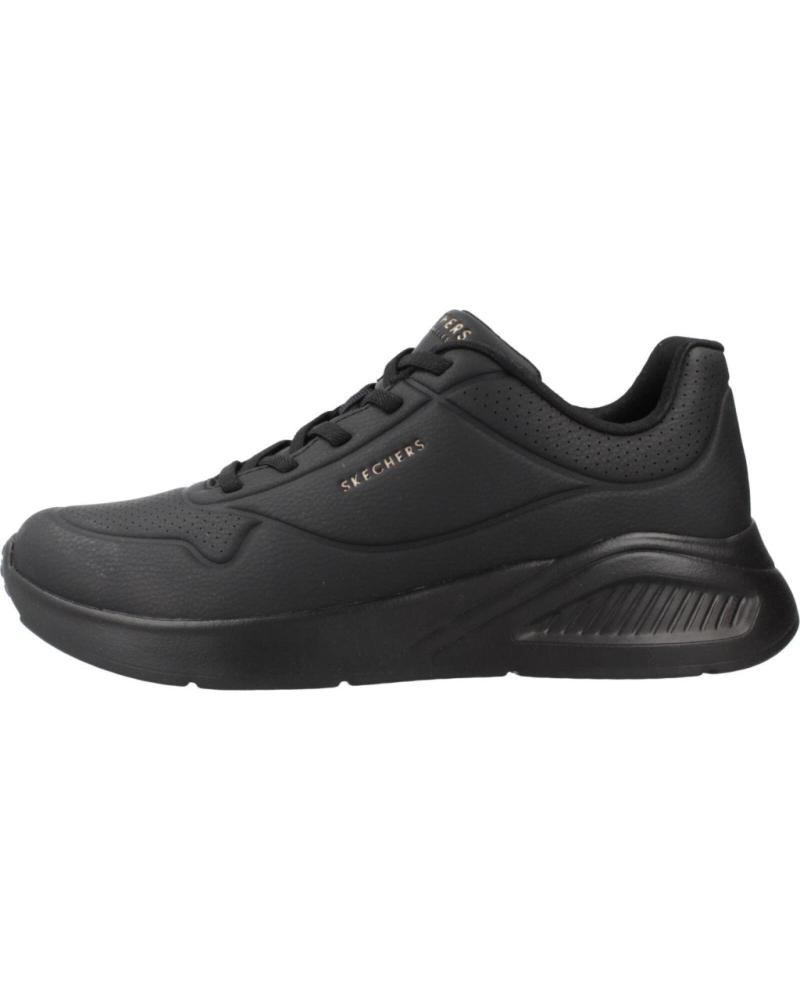 SKECHERS UNO LITE-LITE WORK SNEAKER SCHWARZ FÜR DAMEN NEGRO