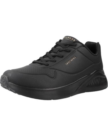 SKECHERS UNO LITE-LITE WORK SNEAKER SCHWARZ FÜR DAMEN NEGRO