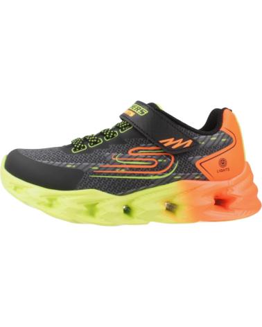SKECHERS 400604L EN COLOR PARA NINS AMARILLO-NEGRO