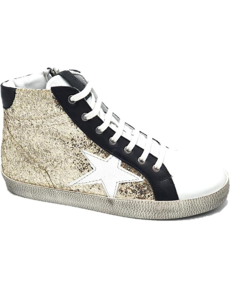 Chaussures TOP 3 SHOES  pour Femme TOP 3 SNEAKER 21520  ORO