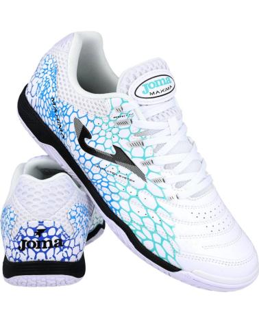 Deportivas de Hombre JOMA MAXIMA-2532 ZAPATLLAS FUTBOL SALA DE HOMBRE BLANCO AZUL