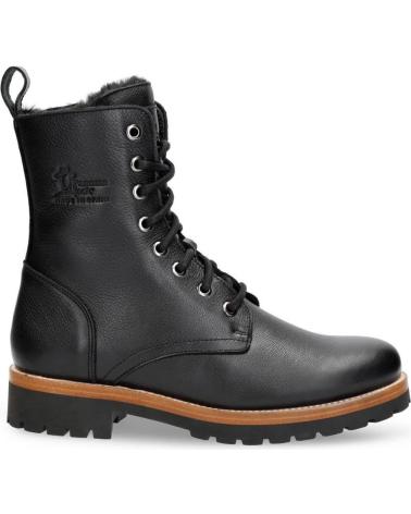 Botines PANAMA JACK  de Mujer FRISIA B11 PIEL NEGRA  NEGRO