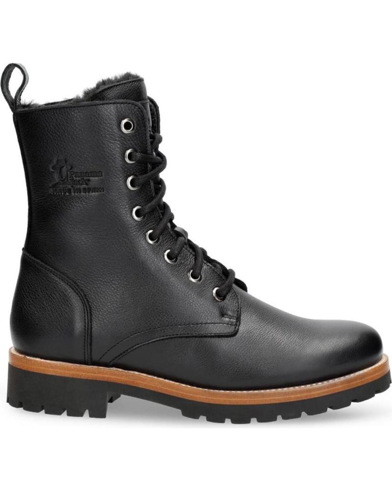 Botines PANAMA JACK  de Mujer FRISIA B11 PIEL NEGRA  NEGRO