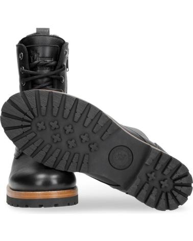 Botines PANAMA JACK  de Mujer FRISIA B11 PIEL NEGRA  NEGRO