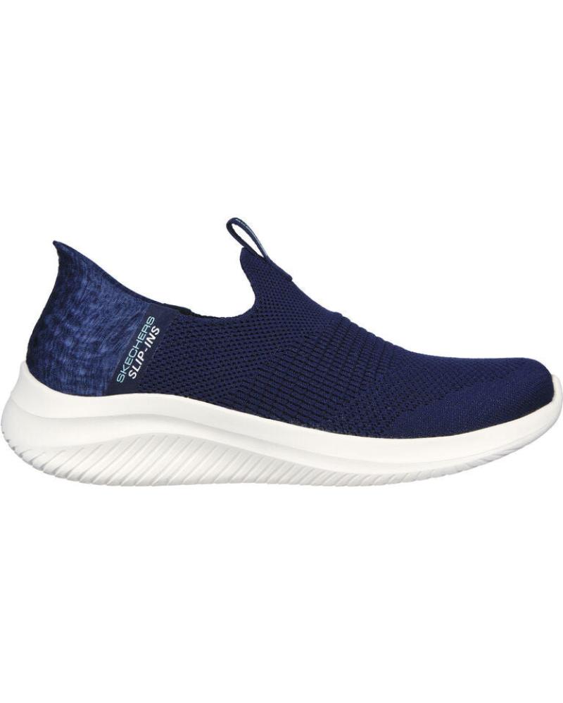 SKECHERS MUJER SLIP-INS SMOOTH STEP 149709 AZUL MARINO