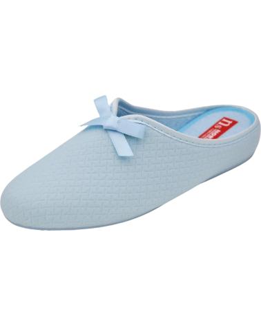 Pantoufles NORTEÑAS  pour Femme NORTENAS - ZAPATILLAS DE HOGAR PARA MUJER FORRO DE TOALLA  CELESTE