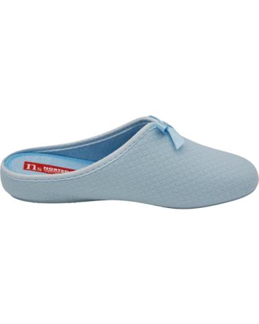 Pantoufles NORTEÑAS  pour Femme NORTENAS - ZAPATILLAS DE HOGAR PARA MUJER FORRO DE TOALLA  CELESTE