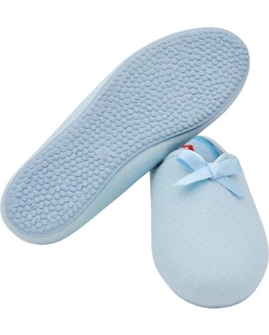Pantoufles NORTEÑAS  pour Femme NORTENAS - ZAPATILLAS DE HOGAR PARA MUJER FORRO DE TOALLA  CELESTE