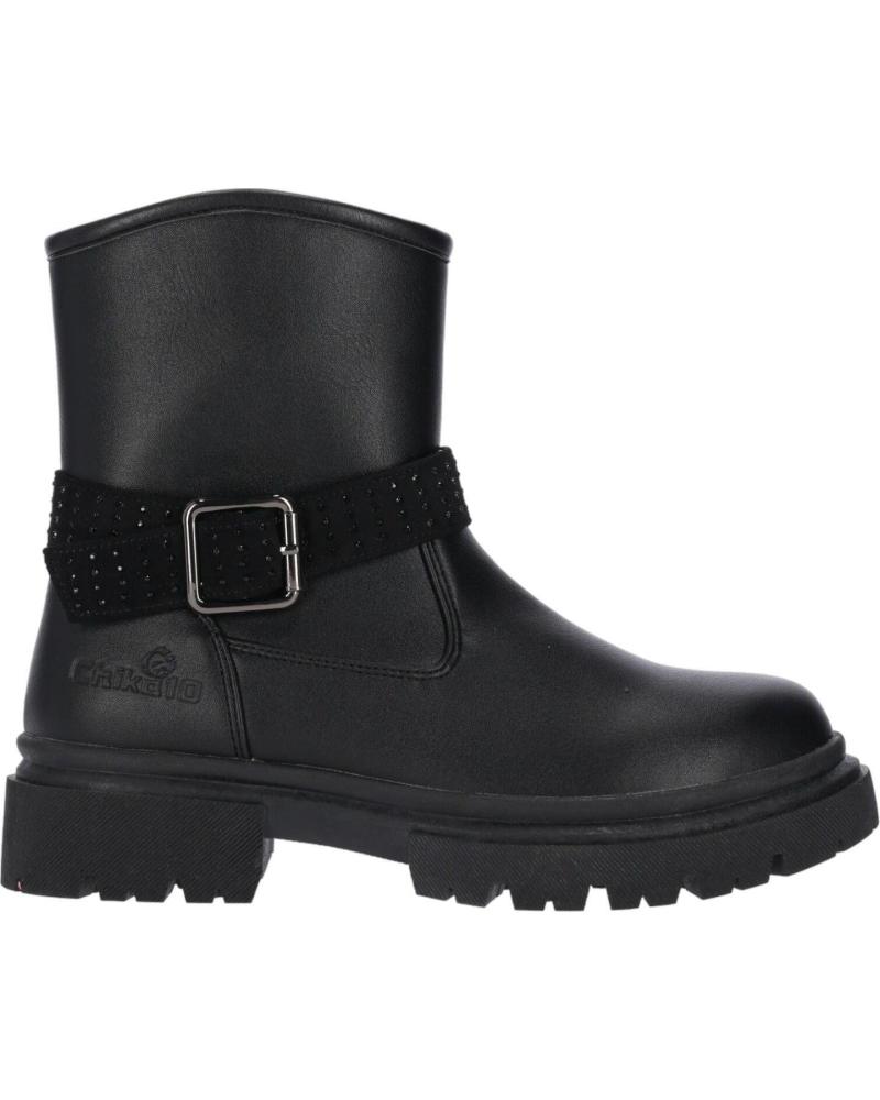 Botines CHIKA10  de Niña KIDS NANI 03  NEGRO
