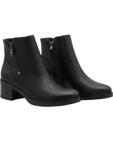 Botines HISPAFLEX  de Mujer 2407  NEGRO