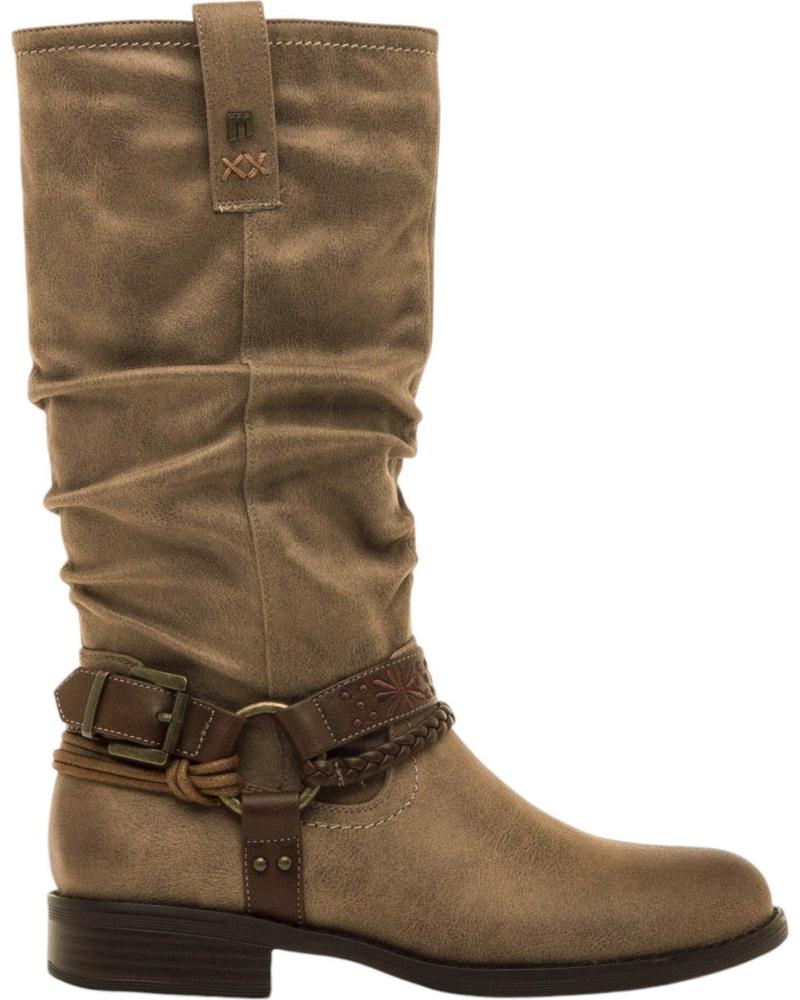 Bottes MTNG  pour Femme MUSTANG 59347  TAUPE