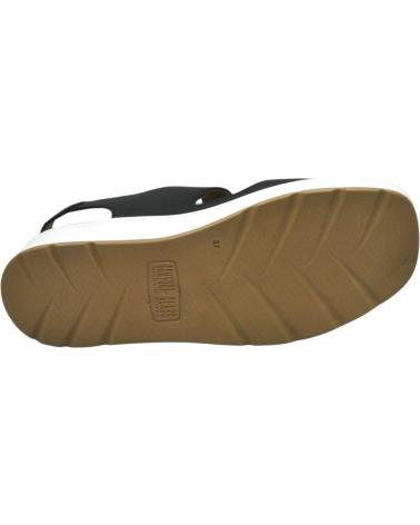 Sandalias de Mujer COMFORT CLASS OSLO-10 SANDALIA DE PIEL PARA PLANTILLAS DE M NEGRO