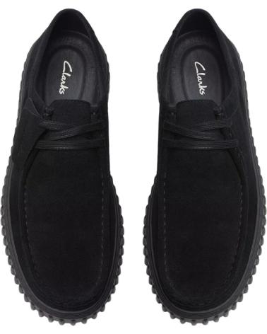 Schuhe für Herren CLARKS TORHILL LO BLACK SDE 26172019 NEGRO
