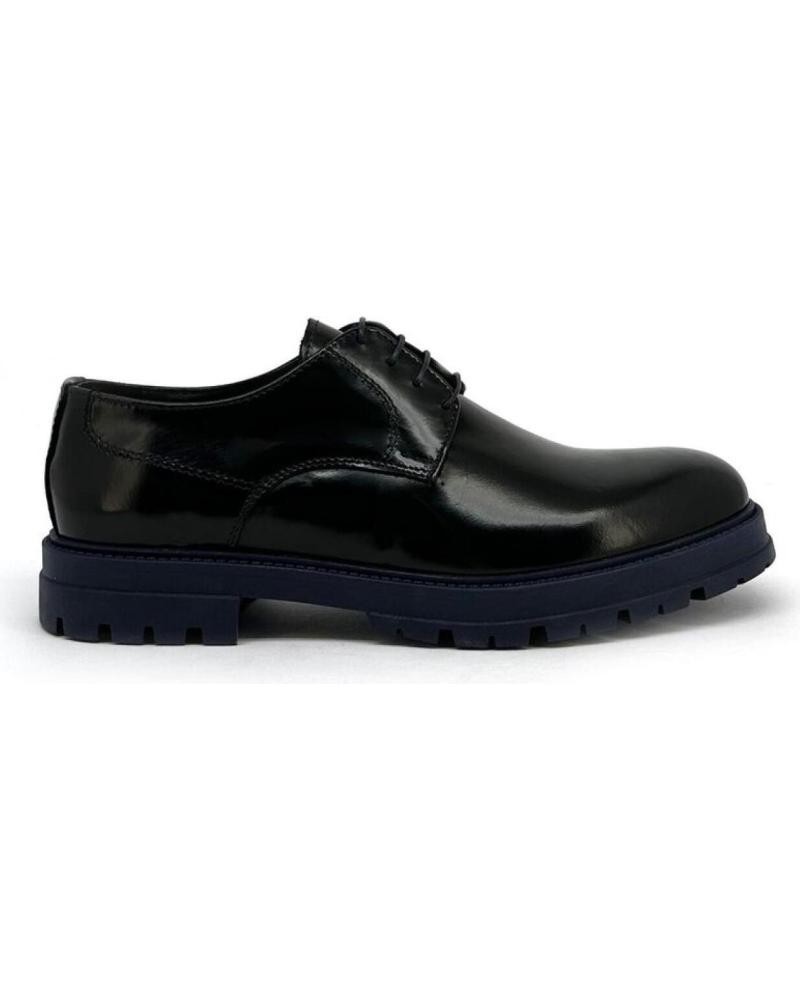 Scarpe sport DUCA DI MORRONE  per Uomo ITALO - LEATHER -BLUE  BLACK