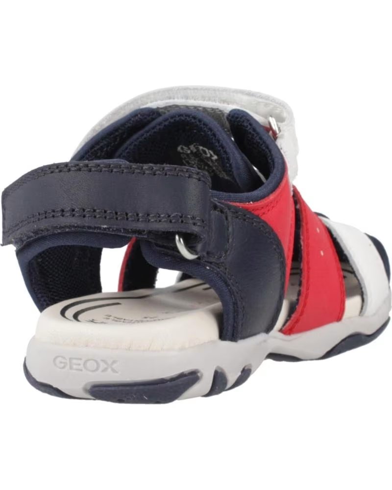Sandalia Geox B Sandal Flaffee Para Niña/bebé, Puntera Cerrada, Transpirable, Con Velcro, Ideal Primeros Pasos