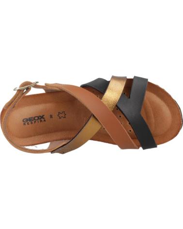 Sandálias GEOX  de Menina SANDALIAS NINA MODELO J SANDAL CHILENE GIR COLOR MARRON C5B6  C5B6E