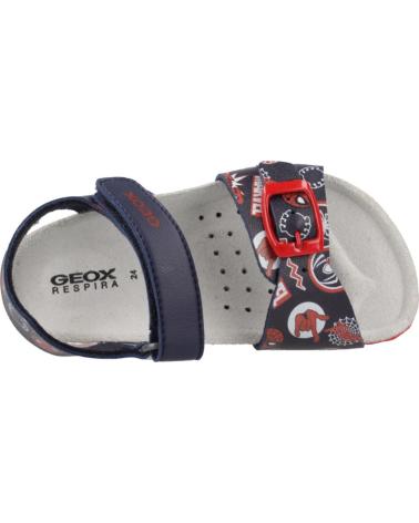 Sandálias de Menino GEOX  B922QA 0006A B SANDAL CHALKI C4244 NAVY-DK RED C4244