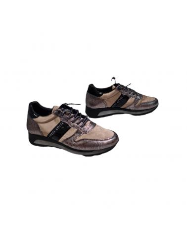 Zapatillas deporte de Mujer CETTI ZAPATILLAS PIEL PLOMO CONFORT MAMBA CAMUF OLD ROSE