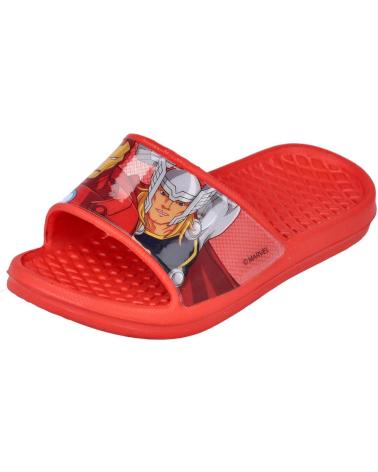 Chinelos BUBBLE BOBBLE  de Menino AV14290 CHANCLAS PLAYA AVENGERS  ROJO