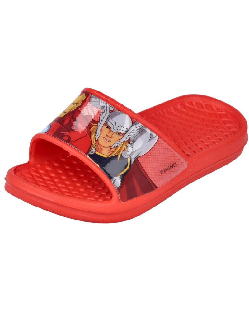 Chinelos BUBBLE BOBBLE  de Menino AV14290 CHANCLAS PLAYA AVENGERS  ROJO