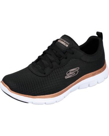 Esportes  de Mulher e Menina SKECHERS 149303 FLEX APPEAL 4 0 DEPORTIVOS CORDONES PARA MU BKRG NEGRO