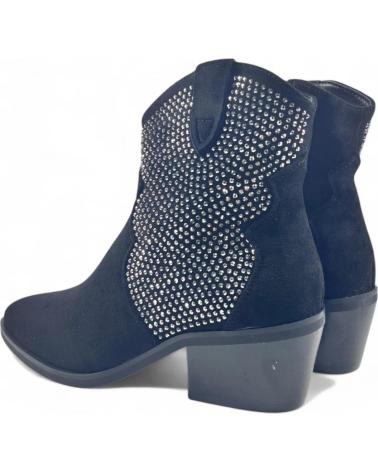 Botines TIMBOS  de Mujer BOTIN COWBOY DE MUJER 130911  NEGRO